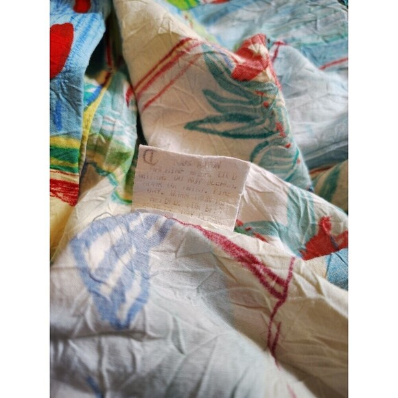 VTG Jams World Mens XL Hawaiian Aloha Shirt Abstract Art Print Bright Colorful - Picture 9 of 9